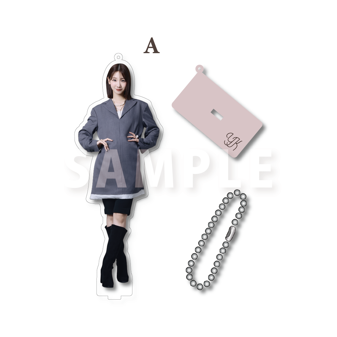 ボールチェーン付きアクリルスタンド A