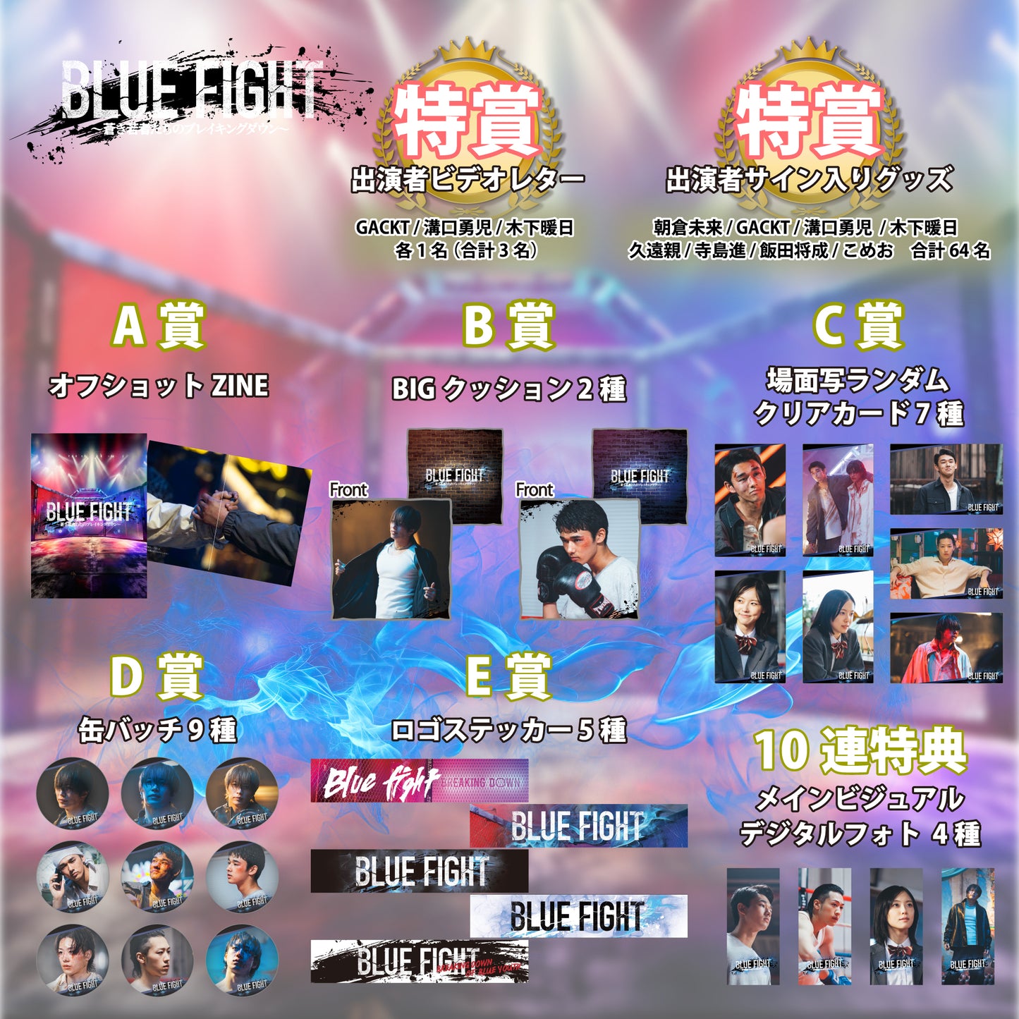 【10連】BLUE FIGHT PPV配信記念オンラインガチャ