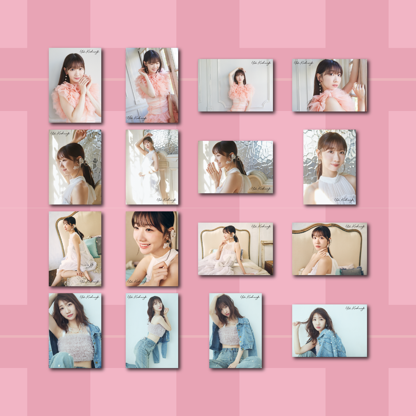 柏木由紀 ブロマイド4枚セット