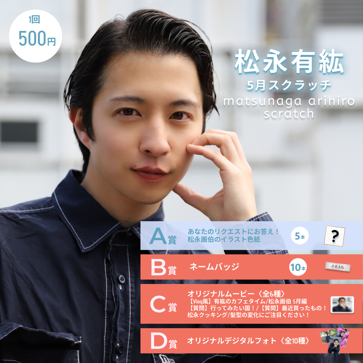 松永有紘スクラッチ 賞品 (5月)