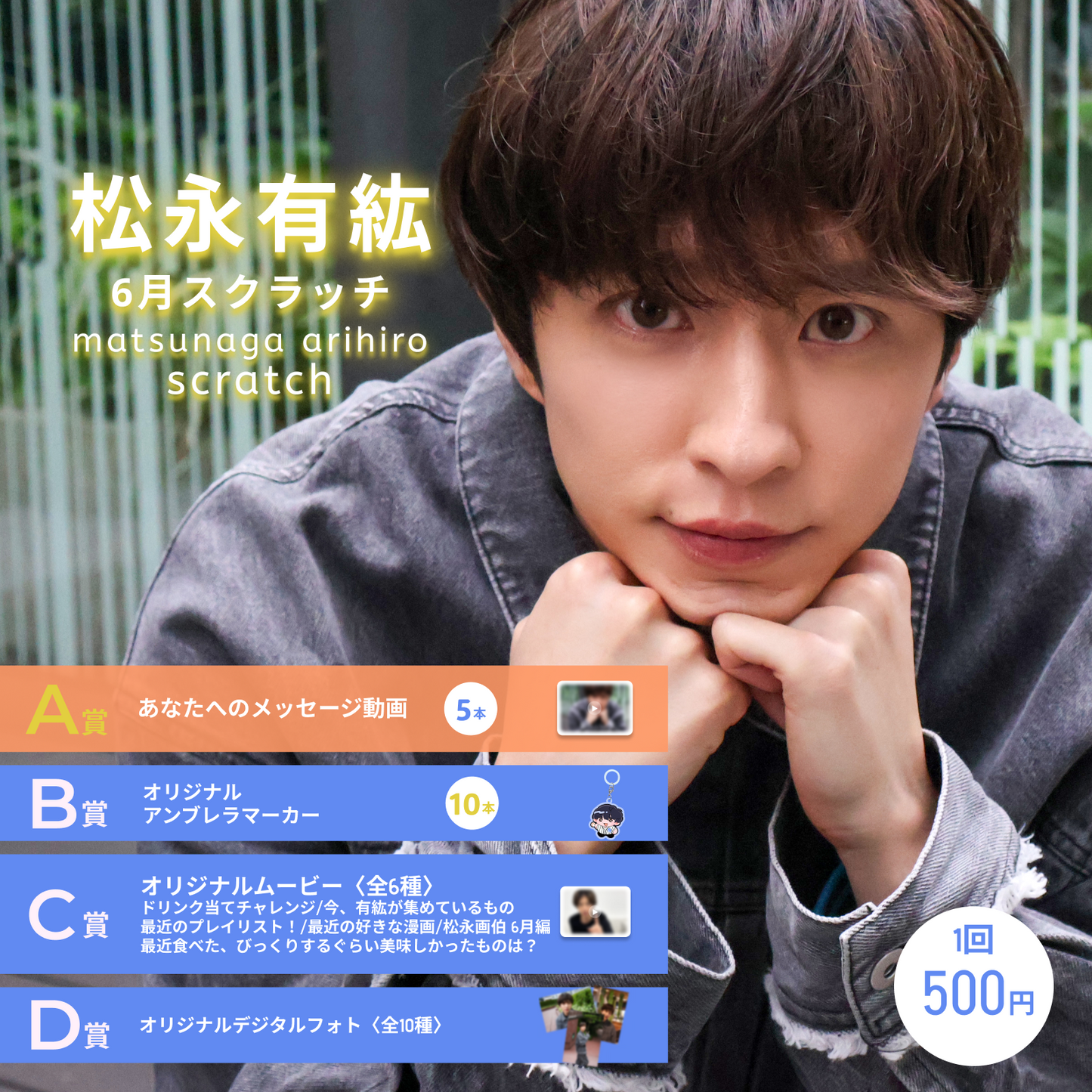 松永有紘スクラッチ 賞品 (6月)