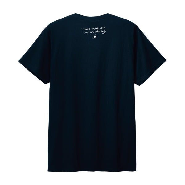 『山崎怜奈カレンダー2024.4〜2025.3』 発売記念Tシャツ・ネイビー